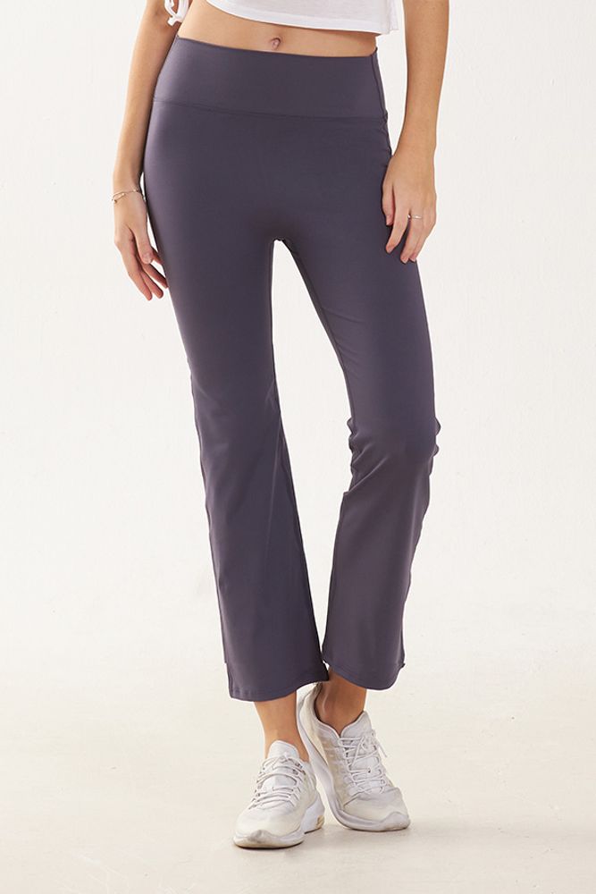 Cielcoco Cella CLWP9115 The Smart Bootcut Pants 8.8 Length Seamless Y-Zone Active Trousers _ BLUE CHARCOAL _ Made in Korea